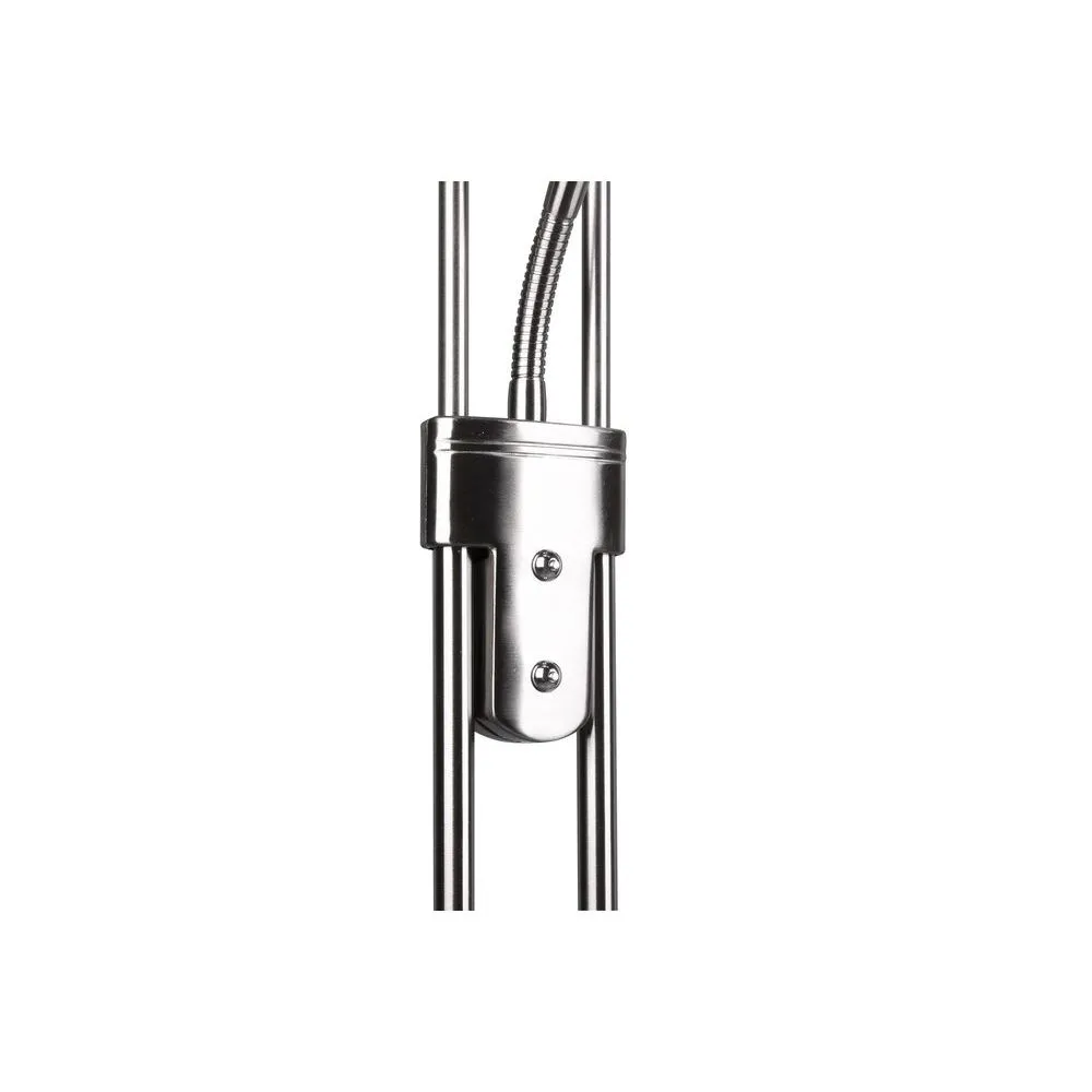 TRIO R40073507 Lampadaire nickel mat et albâtre ORSON
