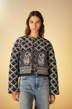 Veste matelassée imprimée