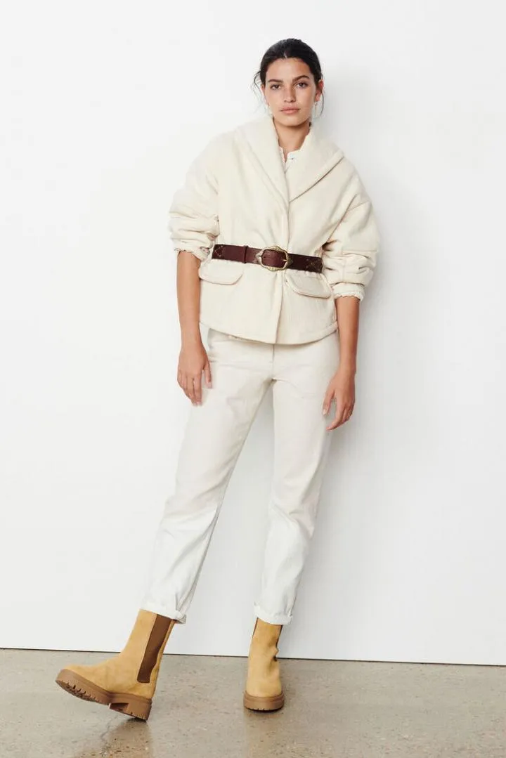 VESTES & MANTEAUX ba&sh Femme | LUCY. Blancecru
